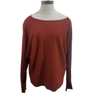 CT1830 Cyrus Lightweight Rust Long Sleeve Sweater L